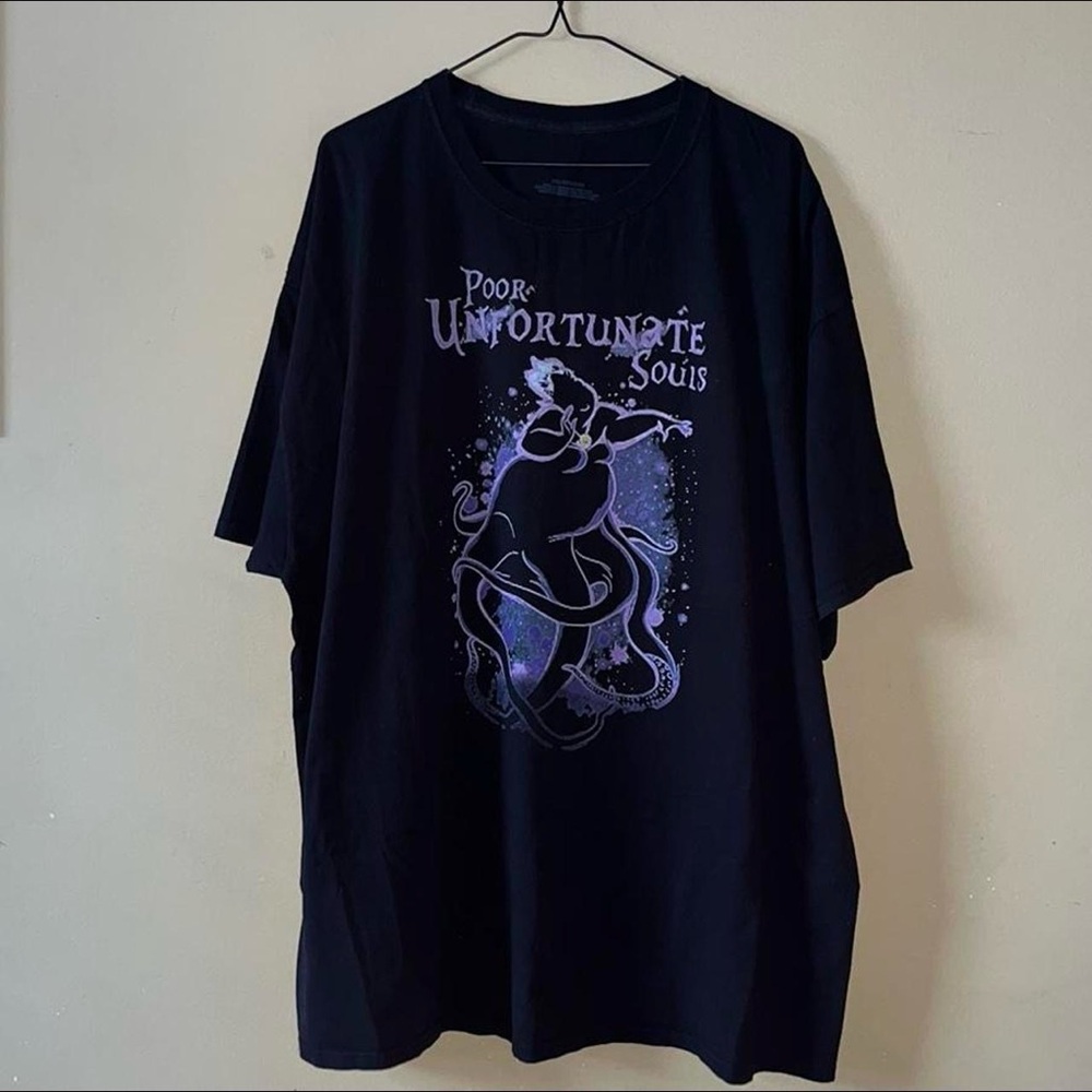 Y2K Evil Ursula The Little Mermaid Disney Cyber Gothic Tee